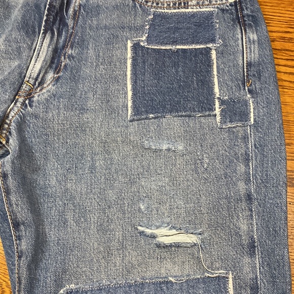 NWT Polo Ralph Lauren Jeans The Avery Boyfriend Blue Patchwork Stretch Size 28 - Picture 7 of 15